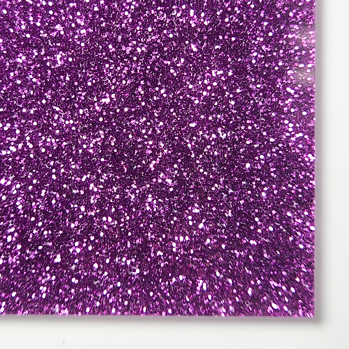 Purple glitter cast acrylic sheet swatch