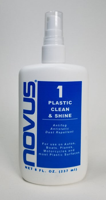 Novus plastic polish bottles 1, 2 and 3
