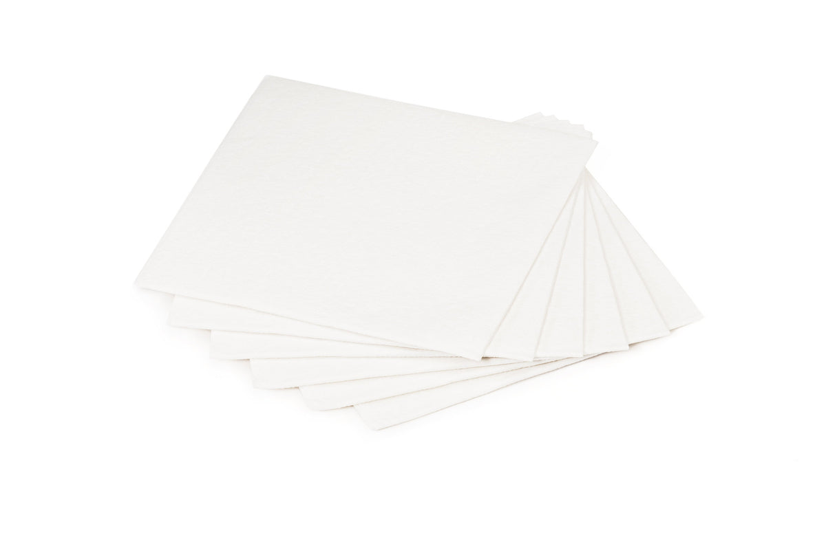 Pack of 6 lint-free acrylic cleaning cloths